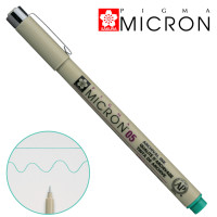 Линер PIGMA Micron (0,5), 0,45 мм, Зеленый, Sakura