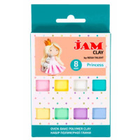 Набор пластики “Princess“, 8х20г, Jam Clay, ROSA TALENT (5059013)