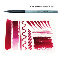 Кисть синтетика круглая, STREAM 132, № 7, к.р. кисть ROSA (18513207)