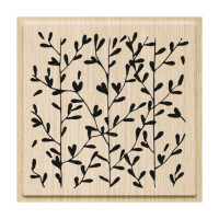 Штамп деревянный Фоновый Веточки, 7х7 см, Heyda (211801705)