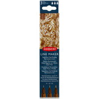 Набір лайнерів Line Maker Sepia, 3 шт, сепія, Derwent (2305561)