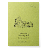 Блокнот-склейка для акрила и масла AUTHENTIC, A4, 290 г/м2, 20л, SMILTAINIS