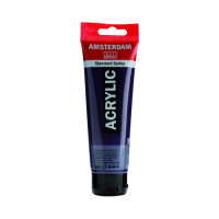 Краска акриловая AMSTERDAM, (568) Перм, сине-фиолетовый, 120 мл, Royal Talens