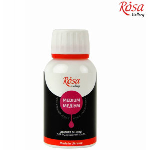 Медіум для розведення акрилових фарб, 125 мл, ROSA Gallery