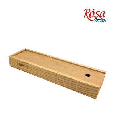 Пенал для кистей деревянный ПК6, (38х4,9х3 см), ROSA Studio