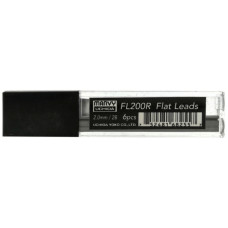 Набор грифелей для механического карандаша, 2 мм, 2B, 6 шт, Marvy (#FL200R)
