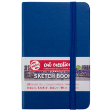 Скетчбук для графики Art Creation 140 г/м2, 9х14 см, 80 л Navy Blue