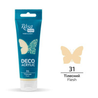 Акрил для декора, Телесный, матовый, 75 мл, ROSA TALENT