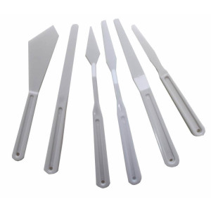 Набор пластиковых мастихинов, (6 шт,), DK11427, D,K,Art Craft