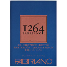 Альбом склейка для рисунка Bristol 1264 формата А3 200 г/м2 50 л Fabriano