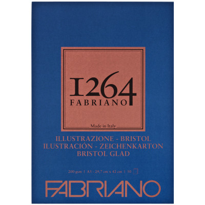 Альбом склеювання для малюнку Bristol 1264 формату А3 200 г/м2 50 л Fabriano