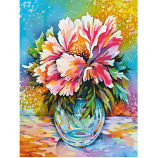 Холст на картоне с контуром, Натюрморт №37, 30х40, хлопок, акрил, ROSA START (GPA283237)