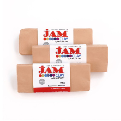 Пластика Jam Clay, Капучино, 100г, ROSA Talent