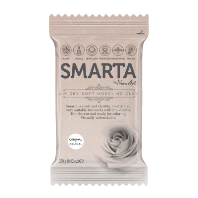 Пластика самозастывающая, Белая Original, 250 г, Smarta