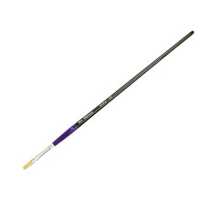 Кисть Щетина плоская, 401, № 3, длинная ручка ROSA Studio