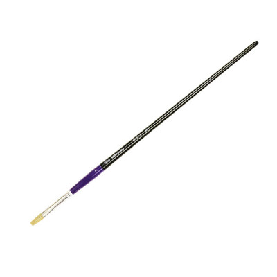 Кисть Щетина плоская, 401, № 3, длинная ручка ROSA Studio