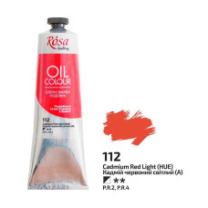 Краска масляная, Кадмий красный светлый, 100 мл, ROSA Gallery