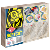Набір блоків для гравюри, 200х150х3,0 мм, 10 шт. в упак., 3.0/SC3, SOFTCUT CARVING BLOCKS, ESSDEE