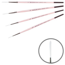 Кисть Синтетика лайнер, Flamingo 1023RL, № 5/0, короткая ручка KOLOS