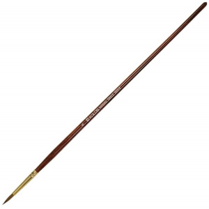 Кисть Колонок круглый, Grace 3039R, № 8, длинная ручка KOLOS