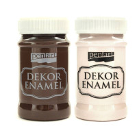 Краска акриловая Dekor Enamel, глянцевая, Белая, 100 мл, Pentart