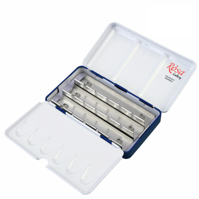 Пенал для акварельных красок металлический на 12 кювет индиго ROSA Gallery