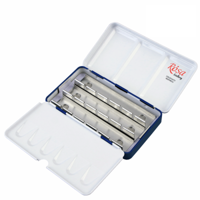 Пенал для акварельных красок металлический на 12 кювет индиго ROSA Gallery