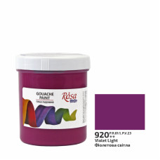 Краска гуашевая, Фиолетовая светлая, 100 мл, ROSA Studio (3230920)