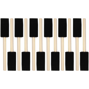 Набір поролонових спонжів, ширина 25 мм (12 шт,), (12501), D,K, ART GRAFT