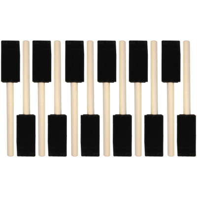 Набір поролонових спонжів, ширина 25 мм (12 шт,), (12501), D,K, ART GRAFT