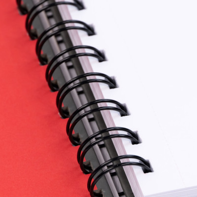 Блокнот для рисунка на спирали 20х20 см, 100 г/м2, 84л, серый, ROSA Studio