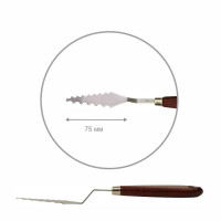 Мастихін ROSA Studio ArtWork №5 хвилястий, довжина 7,5 см