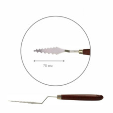 Мастихін ROSA Studio ArtWork №5 хвилястий, довжина 7,5 см