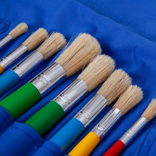 Набор для рисования SINOART, детский фартук, 8 кистей, 3 стакана для воды