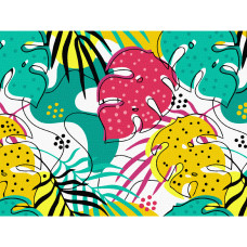 Набор, картина по номерам, "Листья", 15х20 см, с мольбертом, ROSA START