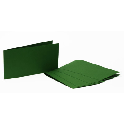 Набор заготовок для открыток 5 шт, 15,5х15,5 см, №11, темно-зеленый, 220 г м2, ROSA TALENT