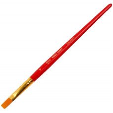 Пензель Синтетика плоска, № 12, коротка ручка ROSA START