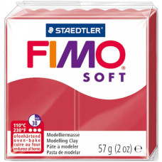 Пластика мягкая Fimo Soft Вишневая, 57 г.