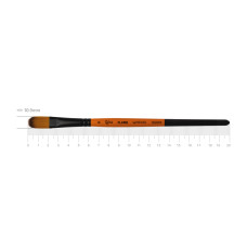 Кисть Синтетика овальная, FLAME 1368FR, №8, кор ручка ROSA 1368FR08