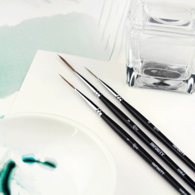 Пензель із соболя круглий лайнер INFINITY серії 128 №3