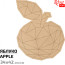 Основа для декорування панно-мозаїка Яблуко 1, МДФ, 34х42 см, ROSA TALENT (487509)