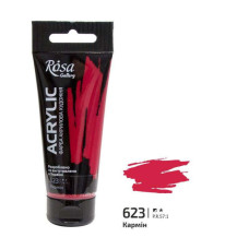 Фарба акрилова, Кармінова, 60 мл, ROSA Gallery