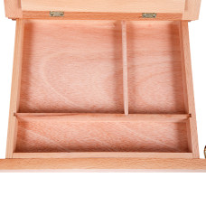 Мольберт настольный каркасный бук 33,5х2х5(28)см с ящиком SINOART