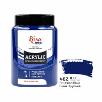 Акриловая краска №462 Синяя Прусская ROSA Studio, 400 мл