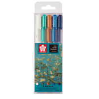 Набор гелевых ручек Sakura Gelly Roll Van Gogh Museum, 5 шт POXPGBMIX5