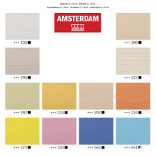 Фарби акрилові в наборі AMSTERDAM PASTELS 12*20 мл Royal Talens