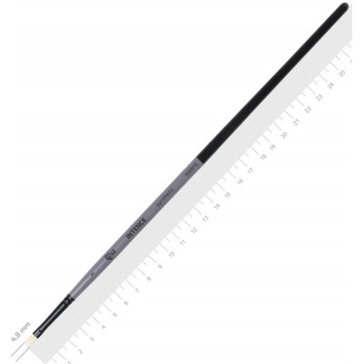 Кисть Синтетика овальная, INTENSE 1668FR, №1, длин ручка ROSA 1668FR01