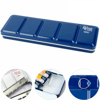 Пенал для акварельных красок металлический на 21 кювет индиго ROSA Gallery