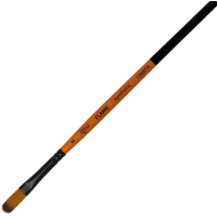 Пензель Синтетика овальна, FLAME 1368FR, №2, коротка ручка ROSA 1368FR02 