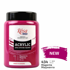 Фарба акрилова, Маджента, 400 мл, ROSA Studio (322419434)